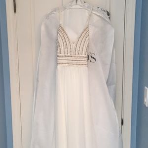 White prom dress